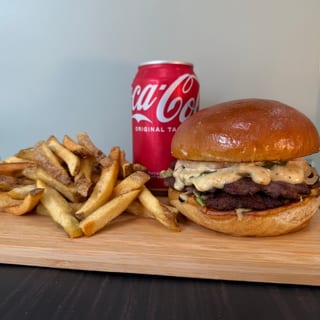 Smash Burger & Fries Lunch Special